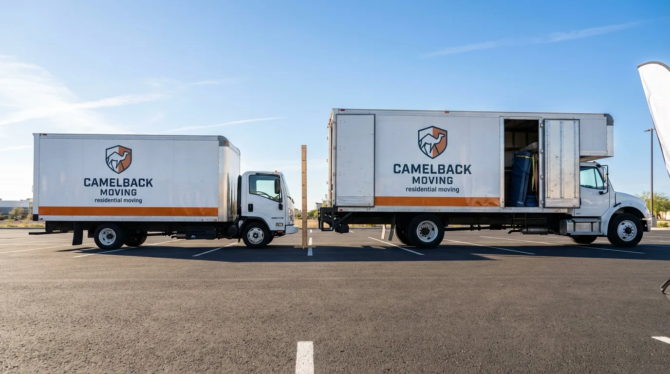 Moving truck size capacity guide in Allegany